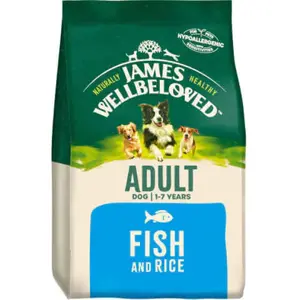James Wellbeloved Adult White Fish & Rice Dry Dog Food 15Kg