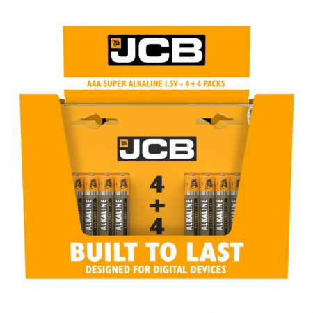 Jcb Aaa Batteries 4 + 4 Pack