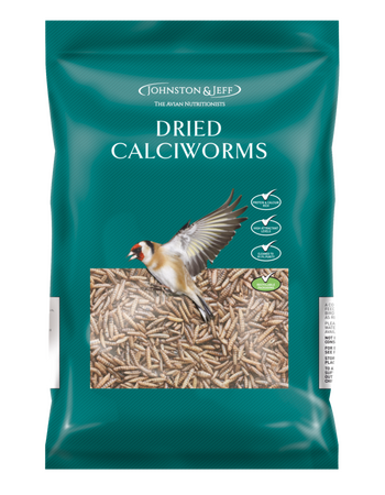 Johnston & Jeff Dried Calciworms 1kg