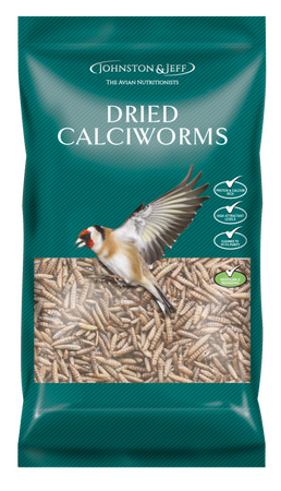 Johnston & Jeff Dried Calciworms 500g