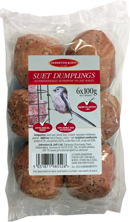 Johnston & Jeff Suet Dumplings - Pack of 6