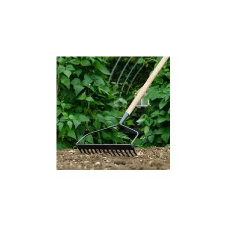 Kent & Stowe Carbon Steel Long Handled Soil Rake