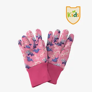 Kent & Stowe Kids Range Pink Dinosaur Gardening Glove Age 3-5 Years