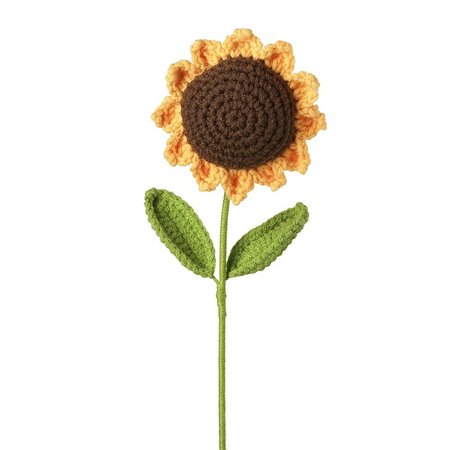 Knitted Sunflower Stem