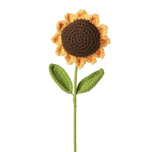 Knitted Sunflower Stem
