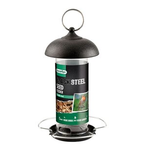 Large Black Steel Feeder