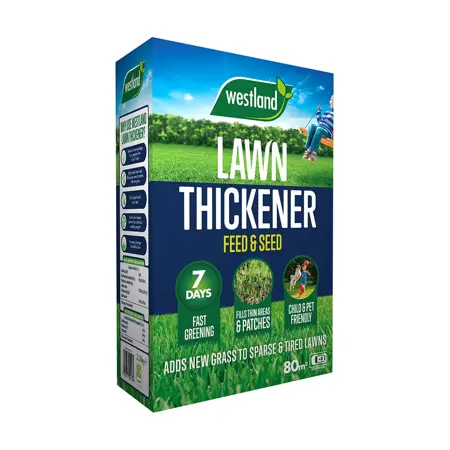 Lawn Thickener Feed & Seed with Spreader 80sqm