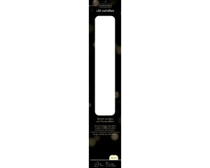 LED Battery Operated Wax Candle 24cm Twin Pack - image 2