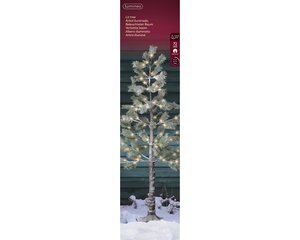LED Fibre Optic Snowy Pine Tree 1.5m - image 2
