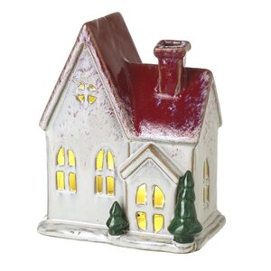Light Up Red Roof House