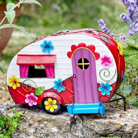 Magical Metal Fairy Homes - Flower Power