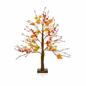 Maple Leaf Lit Autumn Tree 60cm - image 1