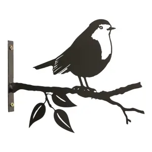 Metal Robin Tree Silhouette