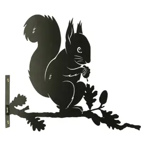 Metal Squirrel Tree Silhouette