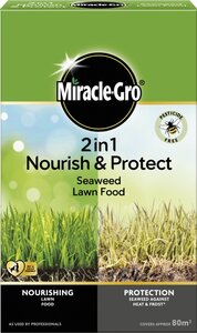 Miracle-Gro 2-in-1 Nourish & Protect Lawn Food 80m2