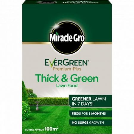 Miracle-Gro® Evergreen® Premium Plus Thick & Green Lawn Food 100Sqm