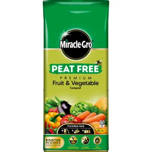 Miracle Gro Fruit & Veg Peat Free Growbag 40Lts