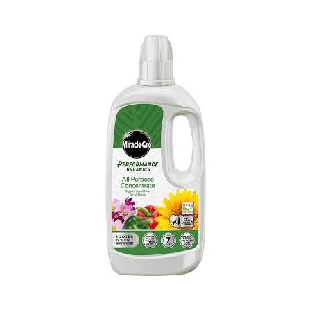 Miracle-Gro Performance Organics All Purpose Concentrate Liquid Plant Food 1 Litre