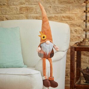 Mr Sunflower Dangly Legs Plush Ornament
