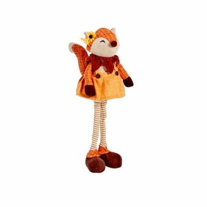 Mrs Fox Plush Standing Ornament
