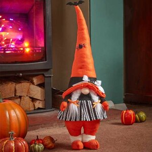 Mrs Halloween Standing Plush Ornament