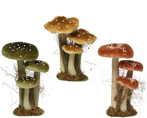 Mushroom Stem Decoration 26cm