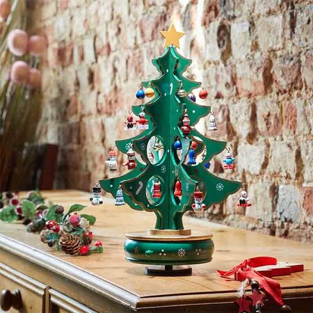 Musical Spinning Deco Tree Traditional - image 1