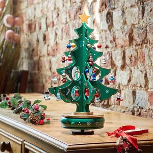 Musical Spinning Deco Tree Traditional - image 1