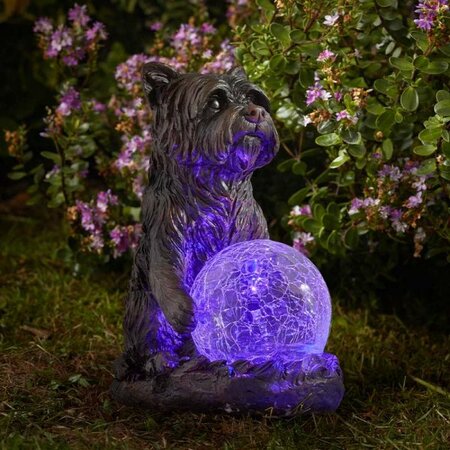 Mystic Dog Solar Ornament - image 1