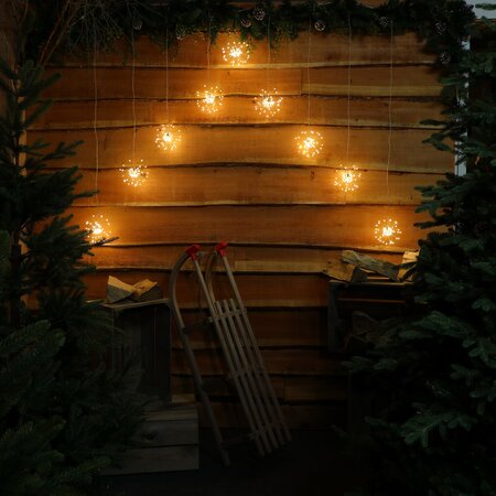 Noma 540 Warm white LED Firework Curtain Lights