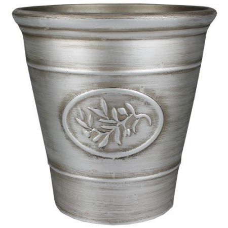 Olive Planter 23cm - Silver