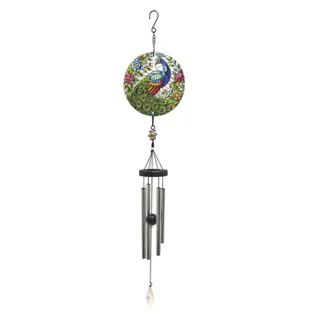 Peacock Suncatcher Hanging Wind Chime