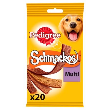Pedigree Schmackos - Multi Mix Flavour - 20 Pack 172G