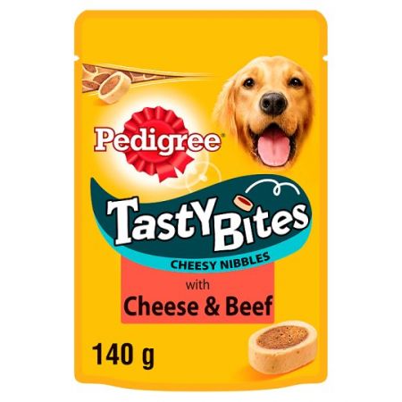 Pedigree Tasty Bites Cheesy Nibbles 140G