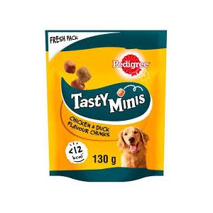 Pedigree Tasty Bites - Chewy Cubes With Chicken - 130G