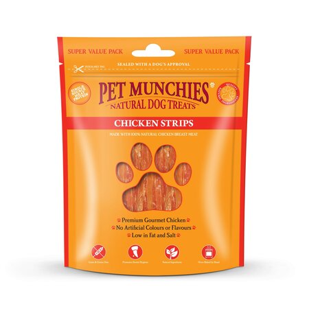 Pet Munchies Chicken Strips Dog Treats 90g