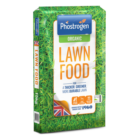 Phostrogen Organic Lawn Food 15kg 375m2