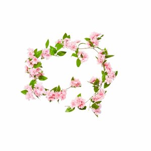 Pink Blossom Faux Garland