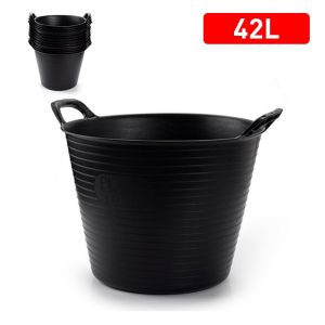 Plastic Forte Flexitub Black 42 Litre