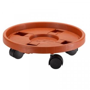 Plastic Tan Pot Caddy 29cm