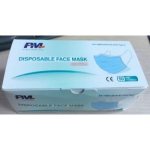 Plus Medical Dispoasble Face Masks Pack Of 50