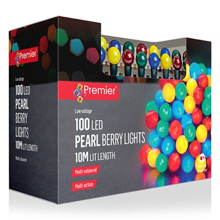 Premier 100 Pearl Berry LED Lights - Multi-Coloured