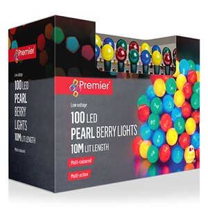 Premier 100 Pearl Berry LED Lights - Multi-Coloured