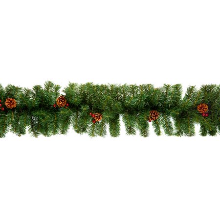 Premier 2.7m Berry & Cone Garland