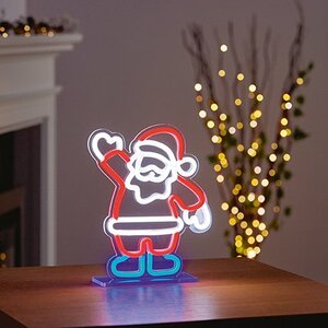 Premier 25cm Santa Design Neon Table Top - image 2