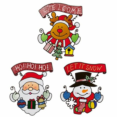 Premier 26cm Christmas Window Cling - 3 Designs to Choose From