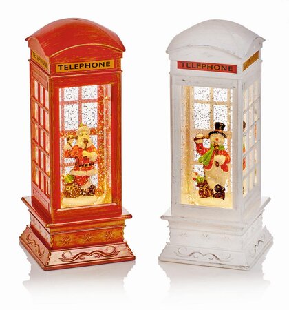 Premier 27cm Telephone Box Water Spinner Warm White LED's - image 1