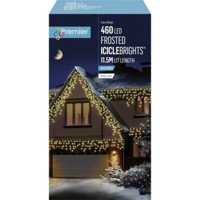 Premier 460 LED Frosted IcicleBrights Warm White