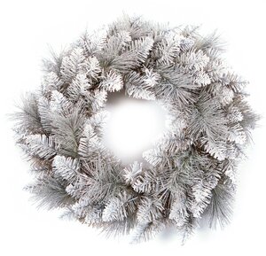 Premier 50cm Silver Tip Wreath