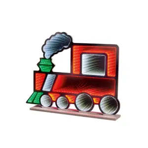 Premier 60cm Standing Train Infinity Mirror